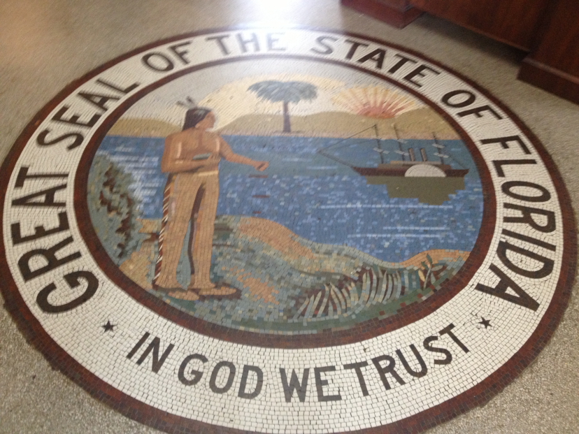 Citrus courthouse floor Mosaic Seal