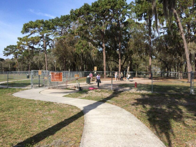 Gunner Paws Park in Zephyrhills offers large and small dog off-leash areas