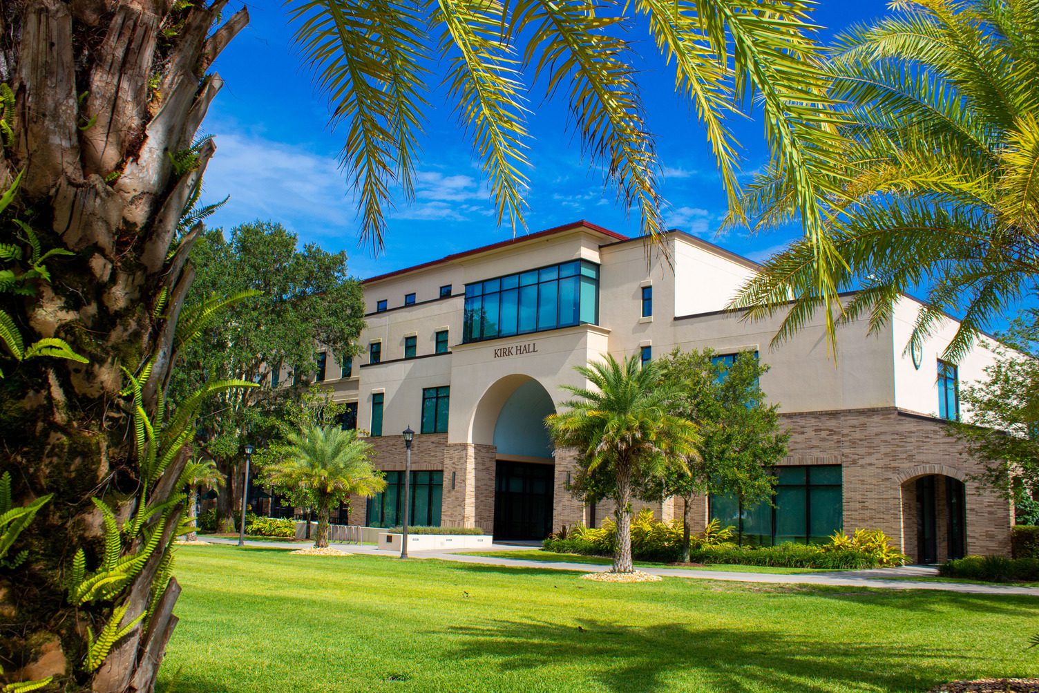 Kirk Hall is one of the academic buildings at Saint Leo University’s campus in St. Leo, FL, north of Tampa. New and prospective students and families may tour the campus on Super Saturday, July 17.
