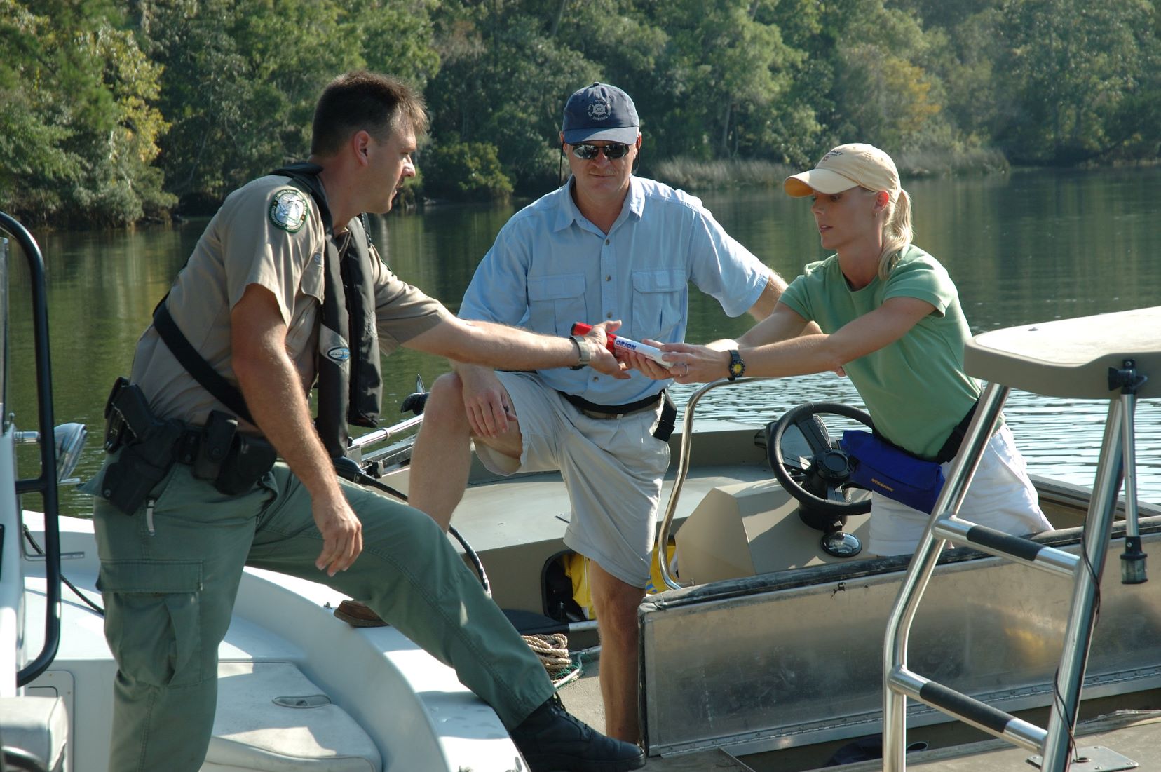 boating safety check by Tim Donovan FWC