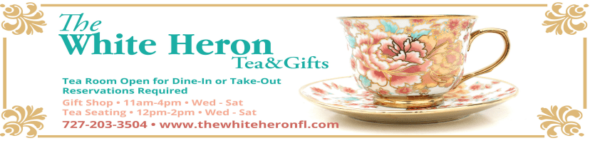 white heron tea and gifts